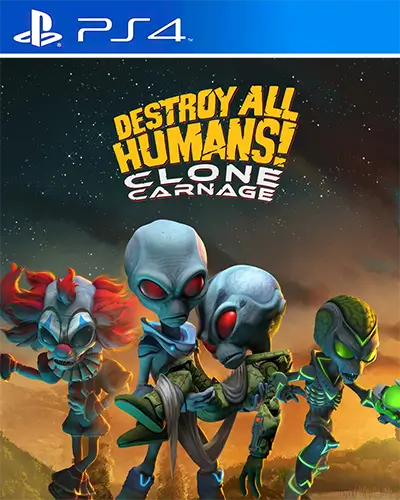 Destroy All Humans Clone Carnage PS4 PKG