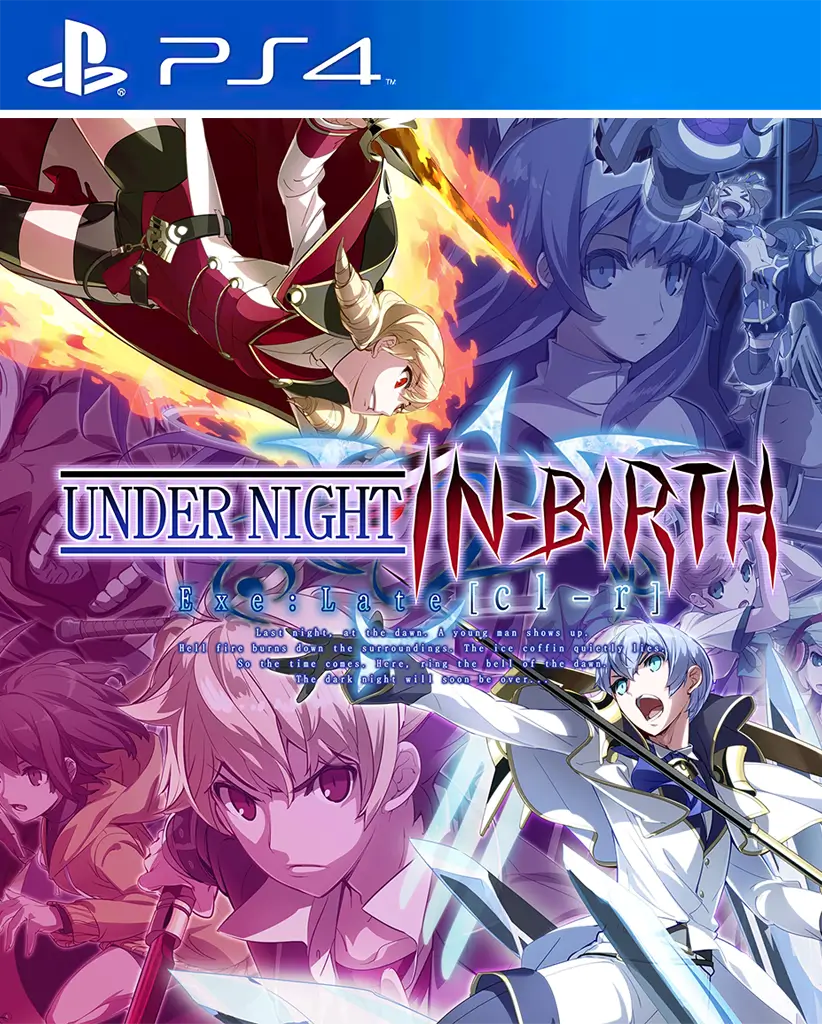 Under Night In-Birth Exe:Late[cl-r] PS4 fake PKG