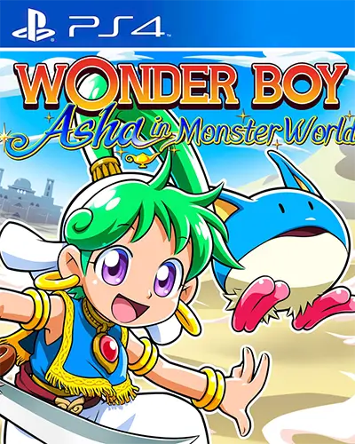 Wonder Boy Asha in Monster World PS4 fake PKG