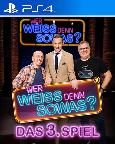 Wer weiss denn sowas Das 3.Spiel PS4 PKG